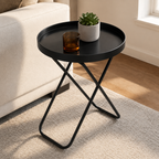 HaloFold Round Tray Table
