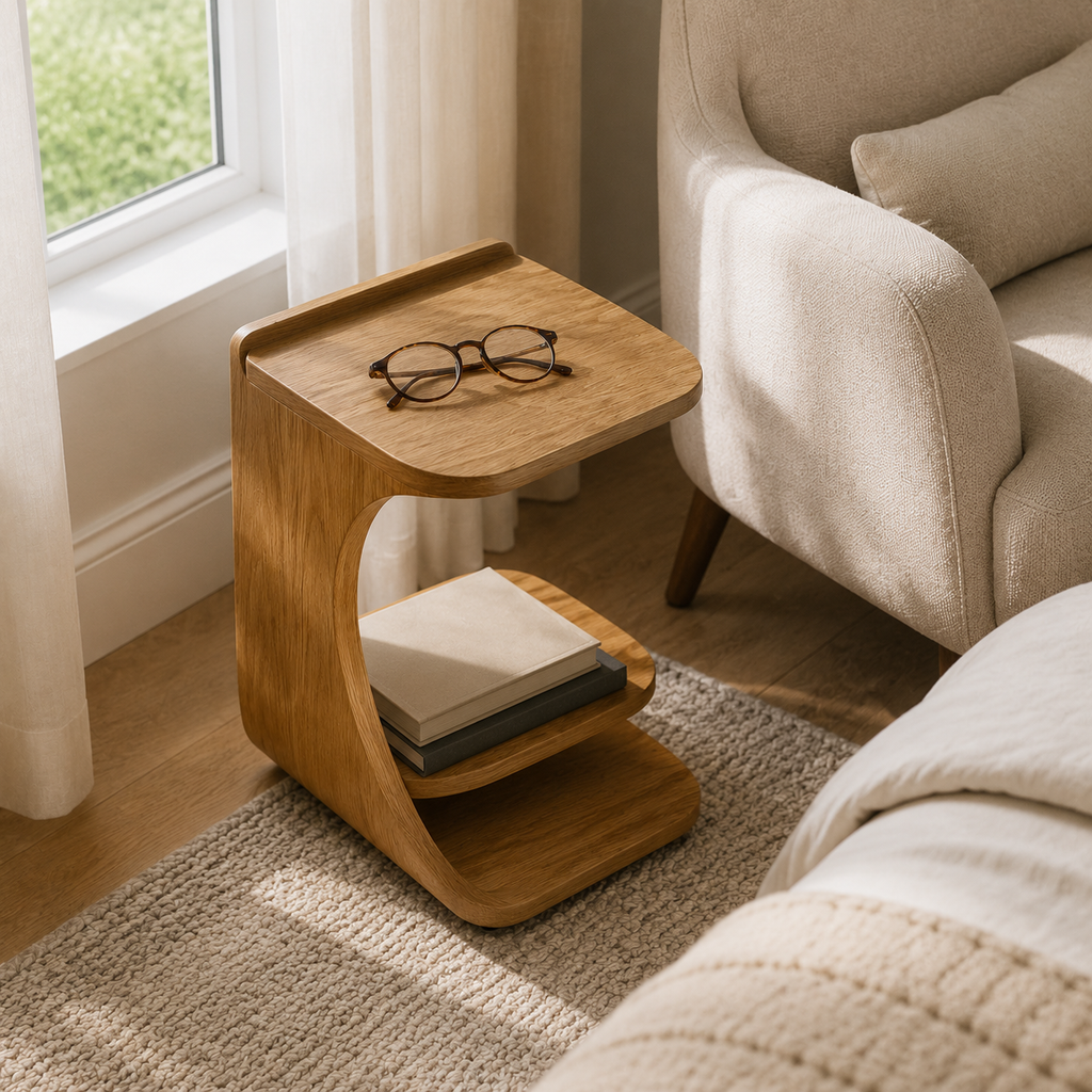CoveArc Offset Side Table