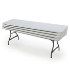 Lifetime 4-Pack Commercial Stacking 8 ft Folding Table - image 1