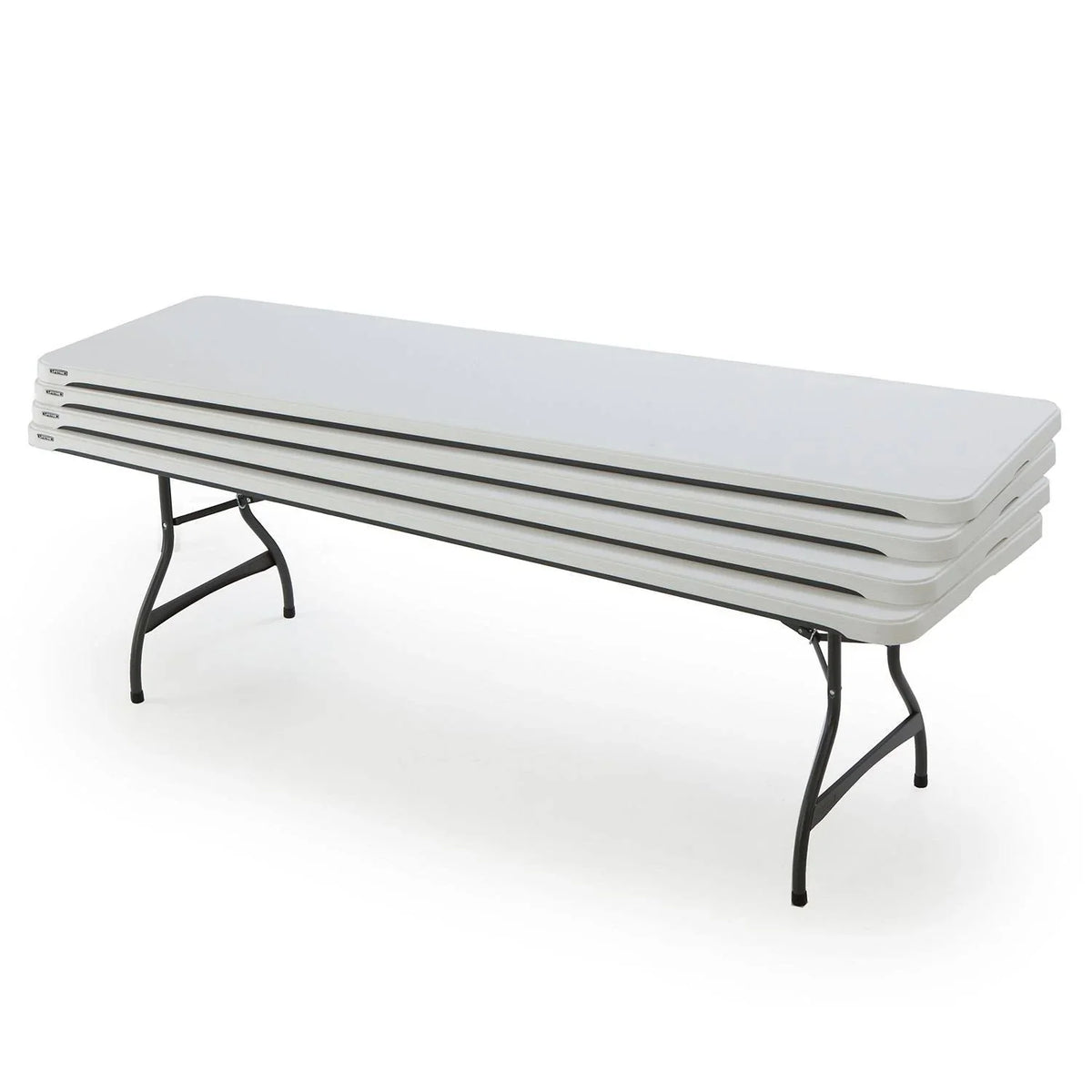 Lifetime 4-Pack Commercial Stacking 8 ft Folding Table - image 1
