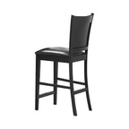 5-Piece Square Counter Height Dining Set in Finley Espresso and Black - image 4