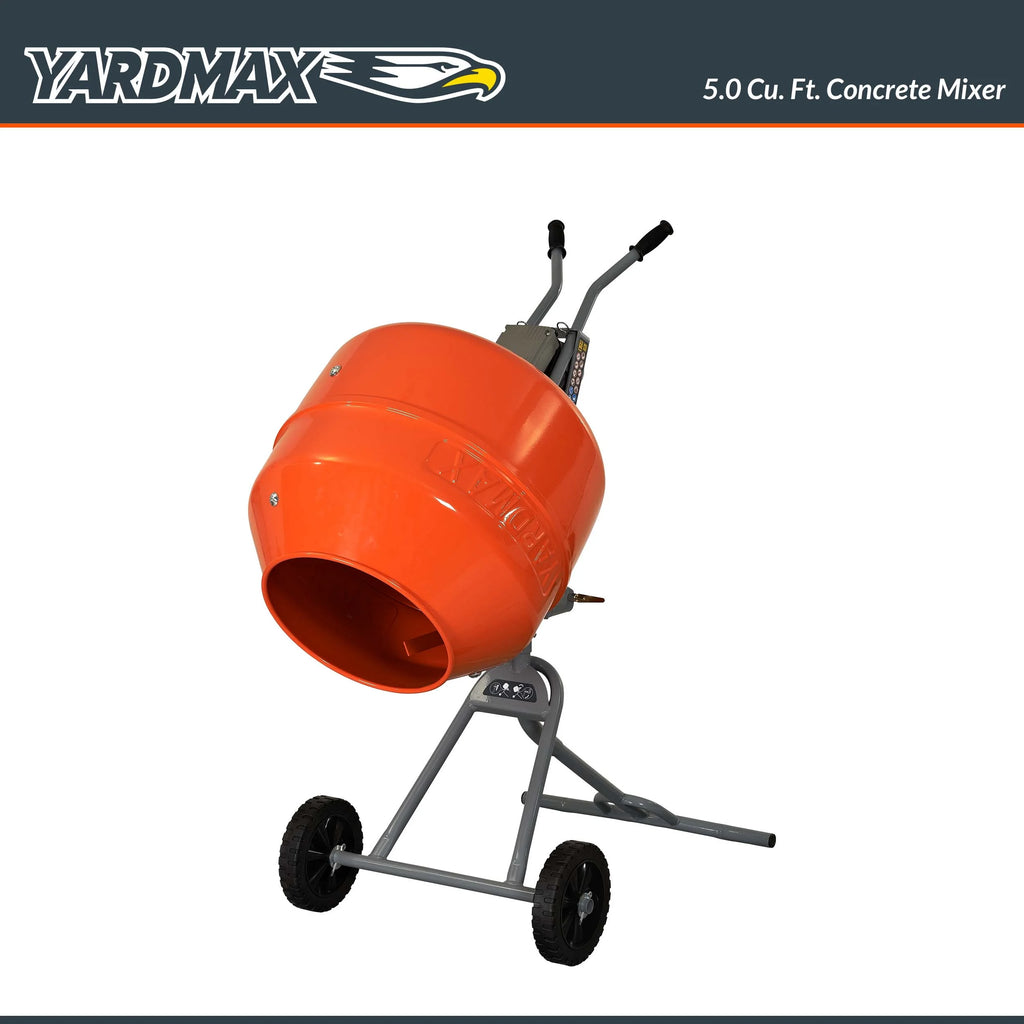 YARDMAX YM0146 5.0 cu ft CONCRETE MIXER - image 2