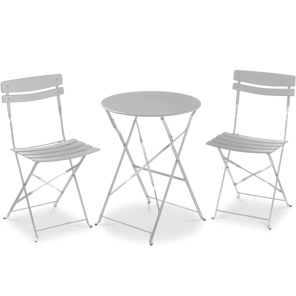 Best Choice Products 3-Piece Small Bistro Set, Folding Patio Furniture Set of 2 Chairs and Table - Black - image 85
