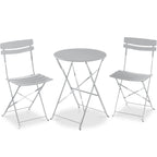 Best Choice Products 3-Piece Small Bistro Set, Folding Patio Furniture Set of 2 Chairs and Table - Black - image 85