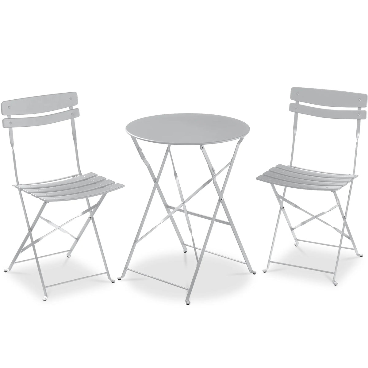 Best Choice Products 3-Piece Small Bistro Set, Folding Patio Furniture Set of 2 Chairs and Table - Black - image 85