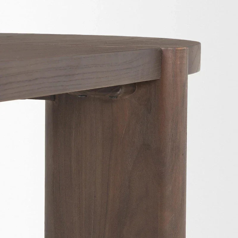 Sohan Dark Elm Oval Dining Table - Dimensions: 91.0L x 38.0W x 30.0H - image 7