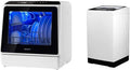 Portable Countertop Dishwashers, Compact Dishwashers with 5 L Built-in Water Tank & Inlet Hose, 5 Washing Programs, Baby Care, Air-Dry Function and LED Light for Small Apartments - image 2