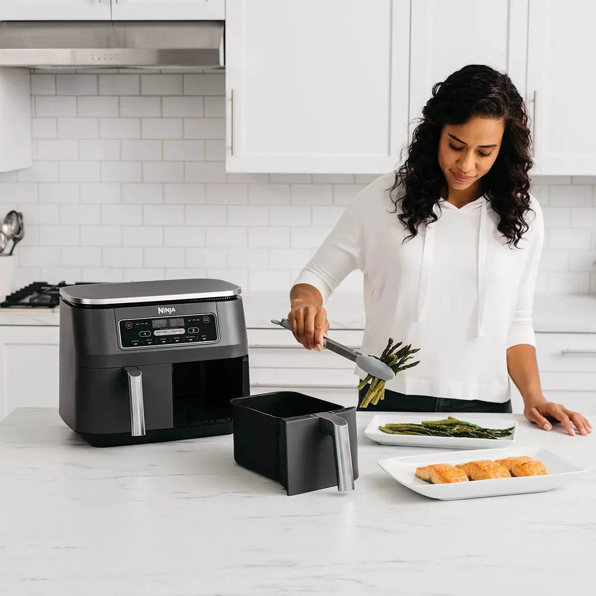 Ninja Foodi 8 qt. Original Dualzone, 2-Basket Air Fryer with 6 Functions - image 4