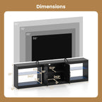 Tangkula TV Stand for TVs up to 85 Inches LED Entertainment Center with Power Outlets - image 3