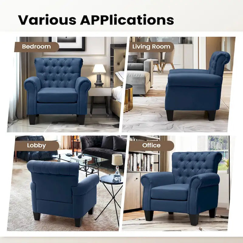 Pellebant Contemporary Club Armchair - Stylish Accent Chair for Living Room - image 40