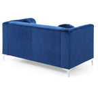 Velvet Button-Tufted Pompano Loveseat - image 16