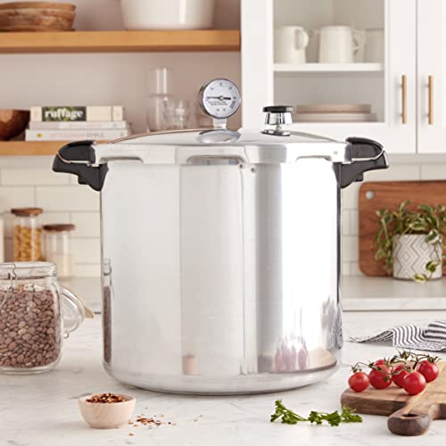 Presto 01784 23 Quart Induction Compatible Pressure Canner, Silver, Aluminum: Home & Kitchen - image 5
