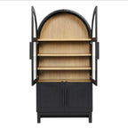 Better Homes & Gardens Juliet Kitchen Rounded Arch Cabinet, Rich Black - image 9