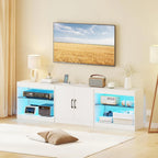 Tangkula TV Stand for TVs up to 85 Inches LED Entertainment Center with Power Outlets - image 10