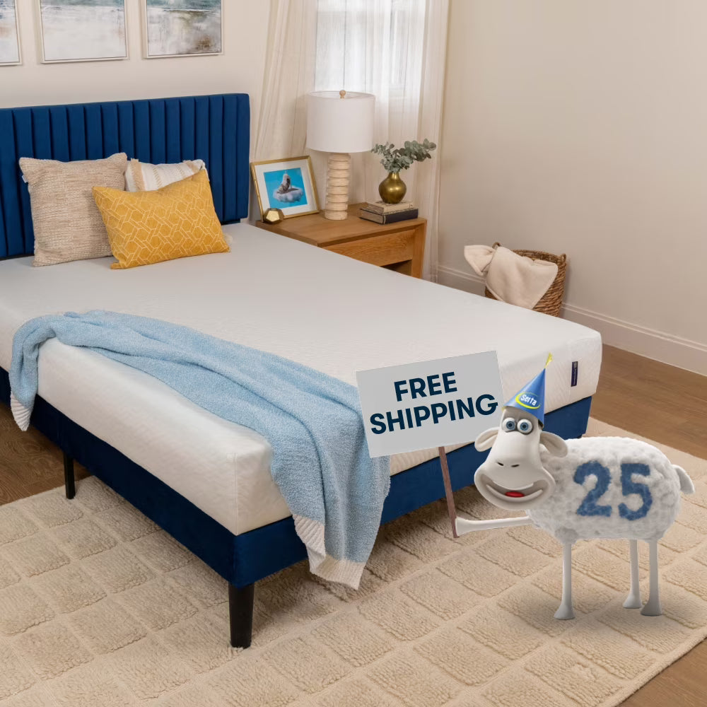 Serta 10" Medium Gel Memory Foam Cooling Queen Tight Top Mattress - Fiberglass Free - image 1