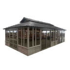 28 Ft. W x 15.5 FT. D Solid Wood Patio Gazebo - image 2