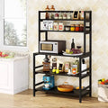 5-Tier Kitchen Baker's Rack with Storage - Microwave Oven Cart - image 2