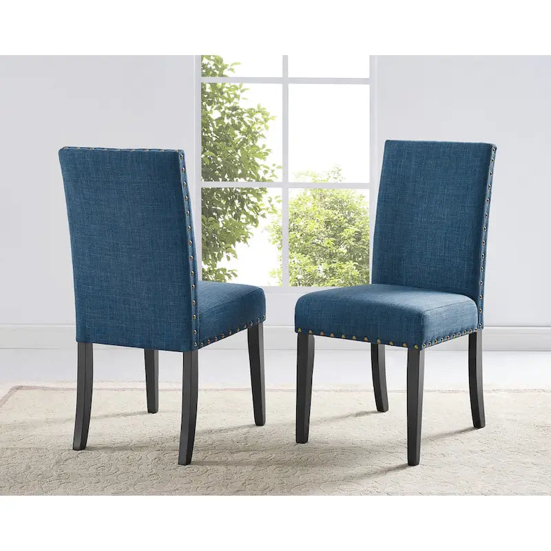 Roundhill Furniture Mytzi 5-Piece Dining Set: Cross-Buck Table with 4 Elegant Chairs - image 8