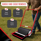 X-Large Sticker Burr Roller Remover Yard Tool, 18", Push Model 2.0 - image 2