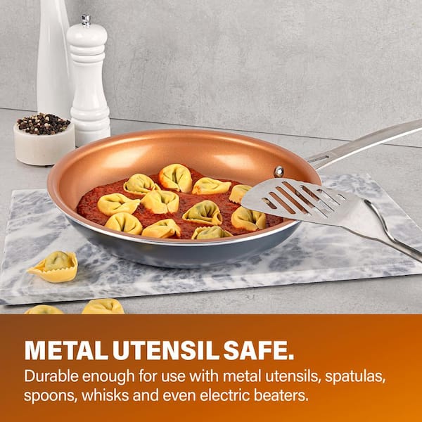 20-Piece Aluminum Ti-Ceramic Nonstick Cookware and Bakeware Set in Graphite - image 8