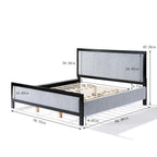 Christopher Knight Home Upholstered Platform Bed with Soft Headboard - King/Queen Size - image 4