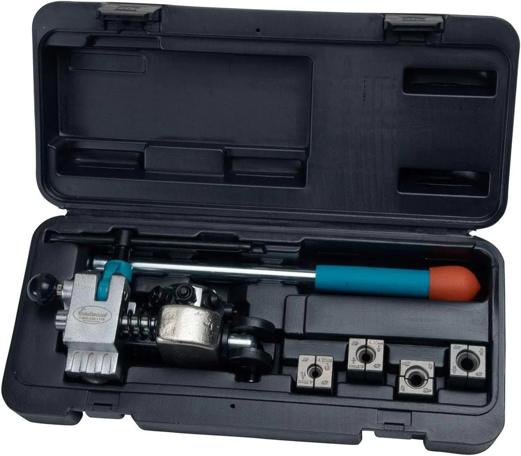 Brake Line Flaring Tool Kit / 45° Degree Single Double & Bubble Brake Tubing Flares / Use with Hydraulic Hose / Ideal for Stainless Steel Tube or Copper Pipe / Inc 4 Split Dies - image 7