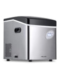 Newair Portable Ice Maker 50 lb. Daily, 12 Cubes in Under 7 Minutes - Compact Countertop Design - 3 Size Bullet Shaped Ice - for Kitchen/Office/RV/Bar - Stainless Steel - image 2