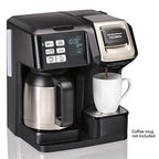 Hamilton Beach FlexBrew Thermal Coffee Maker, Single Serve & Full Pot, Compatible with K-Cup Pods or Grounds, Programmable, Black and Stainless (49966) - image 3
