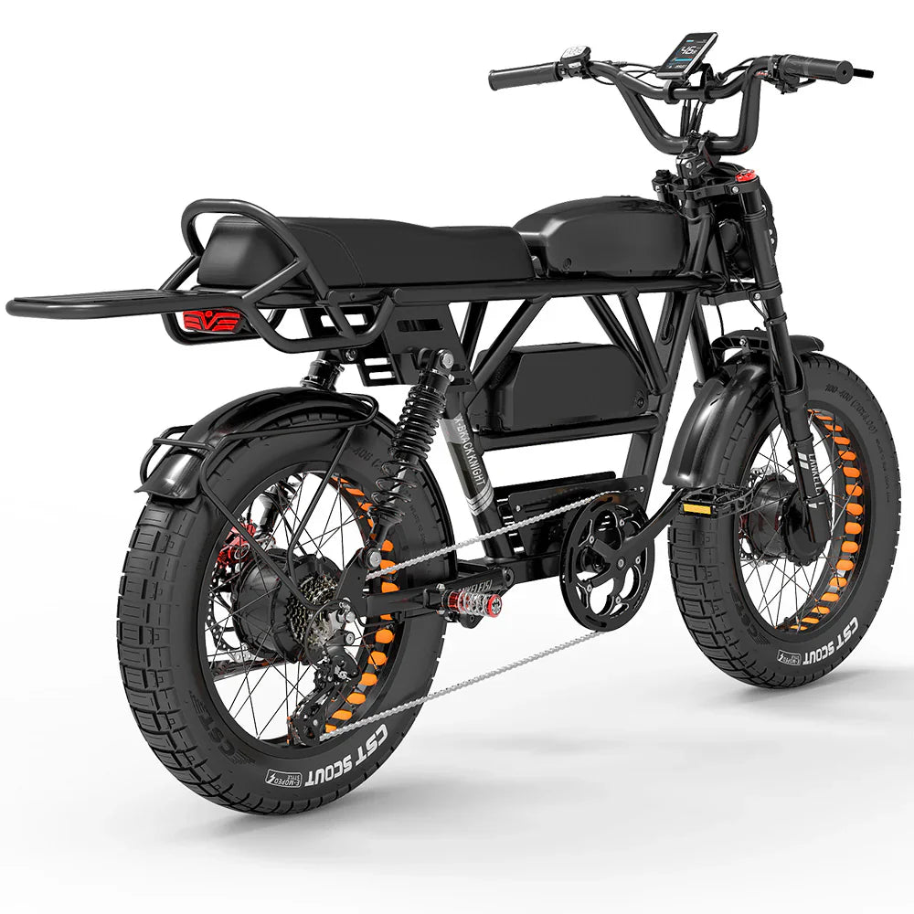 Lankeleisi X-Black Knight 1000W*2 Dual Motor 20" Fat Bike Fully E-Mountainbike 45Ah - image 6