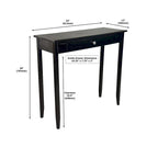Porch & Den Holly Hill Solid Acacia Console Table with 1 Drawer - image 23