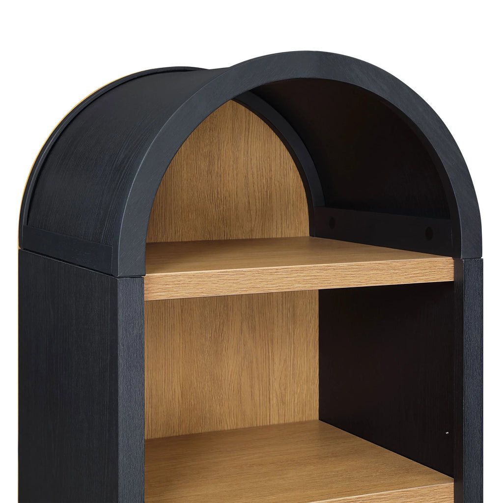 Better Homes & Gardens Juliet Narrow Arch Bookcase, Deep Green and Light Honey - image 26