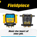 Fieldpiece SM482V Wireless 4-Port SMAN Manifold with Vacuum Gauge - image 6