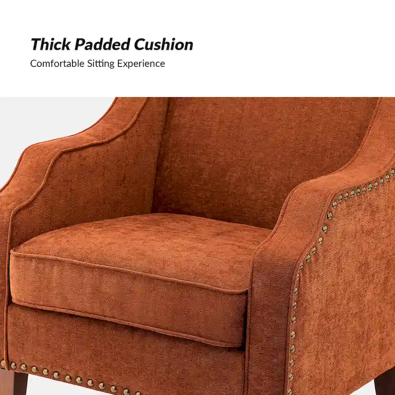 Set of 2 Lucretius Armchairs with Nailhead Trim by HULALA HOME - image 30
