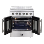Forno Galiano 30-Inch Freestanding French Door Electric Range, True Convection, Energy Efficient - image 5