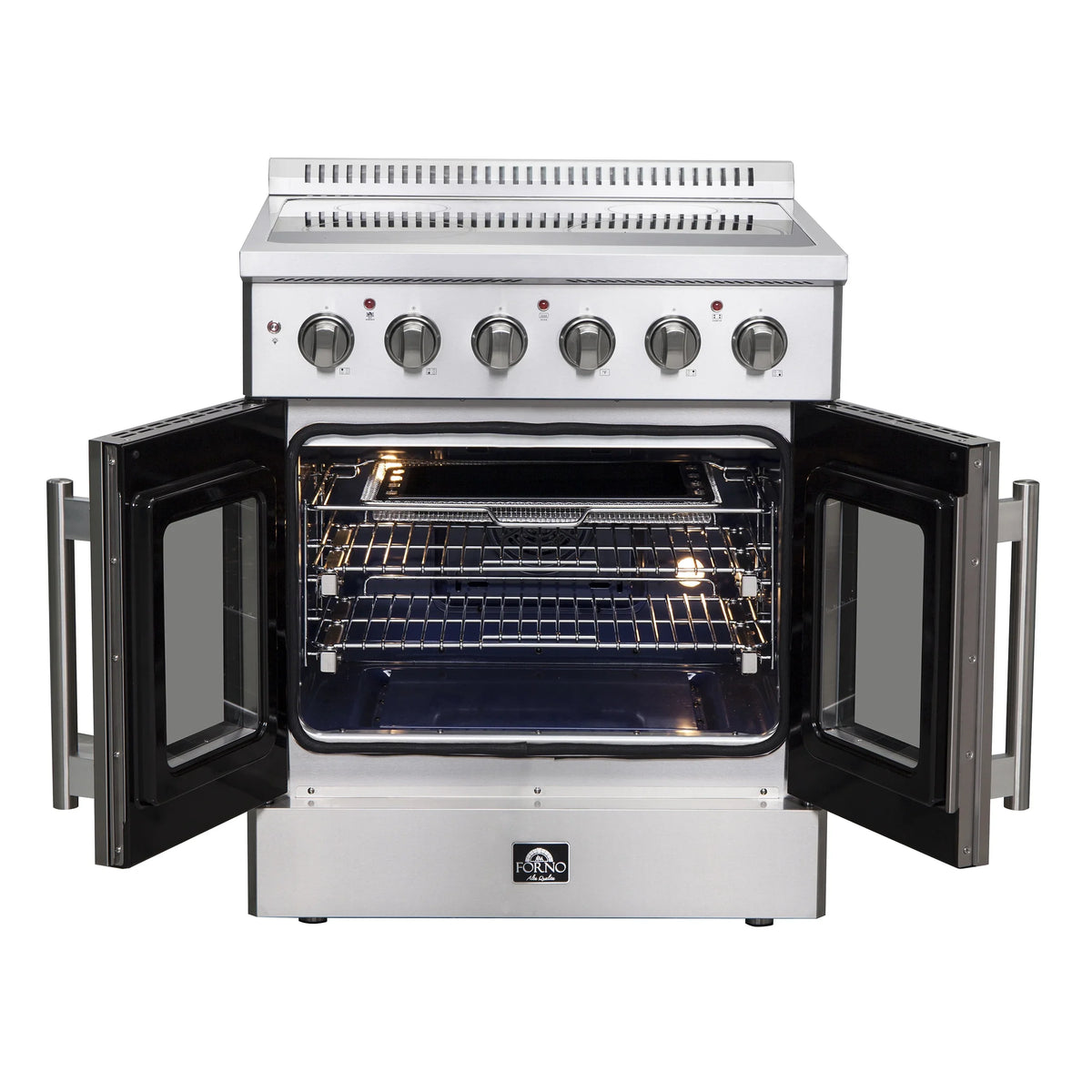 Forno Galiano 30-Inch Freestanding French Door Electric Range, True Convection, Energy Efficient - image 5
