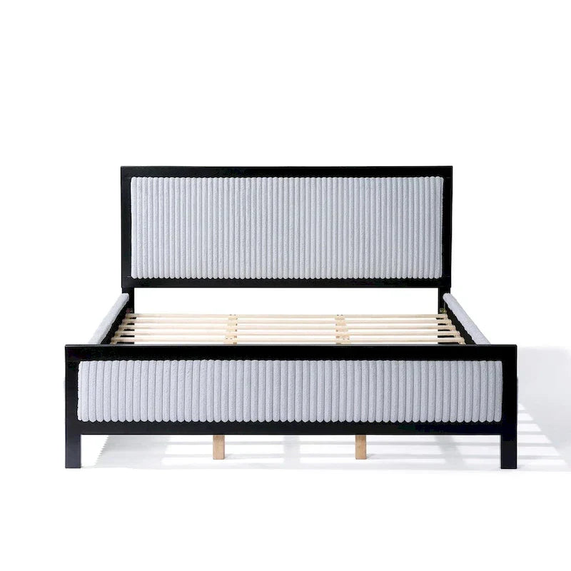 Christopher Knight Home Upholstered Platform Bed with Soft Headboard - King/Queen Size - image 3