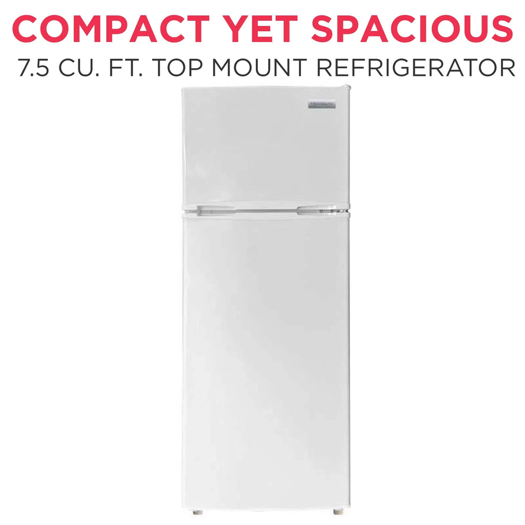 Frigidaire 7.5 Cu. Ft. Top Mount Refrigerator, Black - image 7