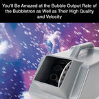 ADJ BUBBLETRON,Molded Plastic, Bubble MACHIN, Black - image 10