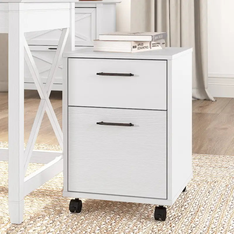 Bush Furniture Key West Mobile File Cabinet with 2 Drawers - image 1
