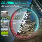 Vivi Electric Bike 26" City Commuter Electric Bike 48V 500W Step - Through Electric Bike 19.8MPH Electric Cruiser - image 19