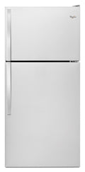 Whirlpool 30 in. 18 Cu. ft. Top Freezer Refrigerator, Monochromatic Stainless Steel - image 1