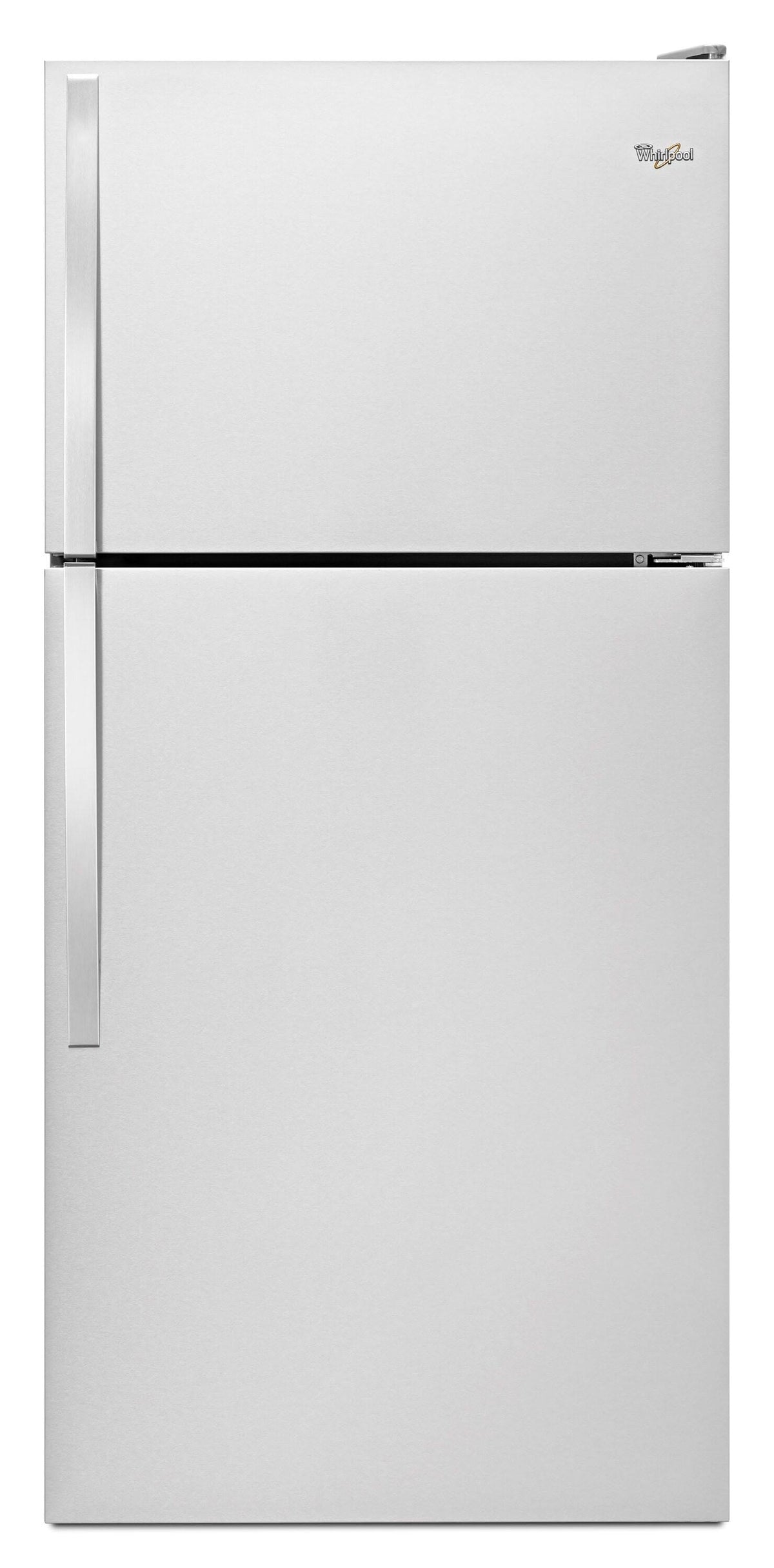 Whirlpool 30 in. 18 Cu. ft. Top Freezer Refrigerator, Monochromatic Stainless Steel - image 1