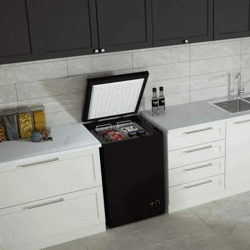Northair 3.5 Cu Ft Chest Freezer, Black – Quiet Compressor, 2 Removable Baskets, 7 Temp Settings - image 3