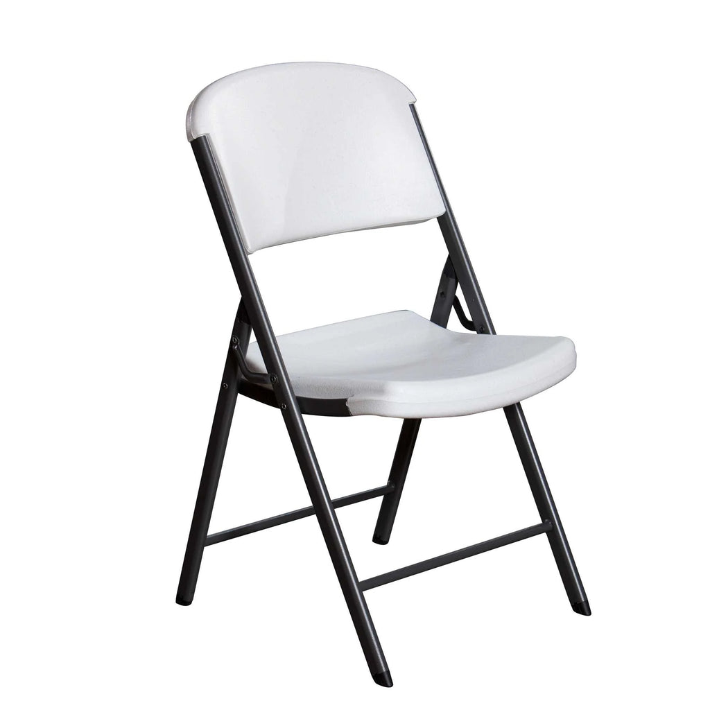 Lifetime Combo Set of (4) 8 - Foot Rectangle Folding Tables & (32) Chairs, Indoor/Outdoor Use, White (80147) - image 23
