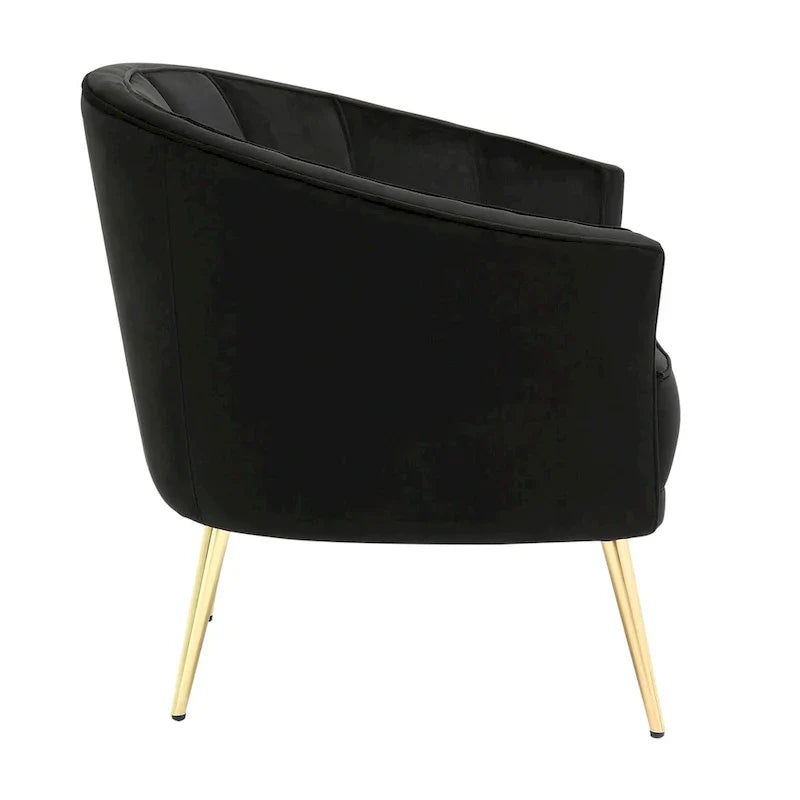 Randolf Velvet Accent Chair in Silver Orchid - image 16