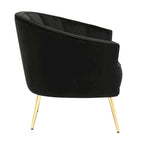 Randolf Velvet Accent Chair in Silver Orchid - image 16
