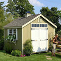 Colonial Williamsburg 10 ft. W x 16 ft. D Solid and Manufactured Wood Storage Shed - image 1