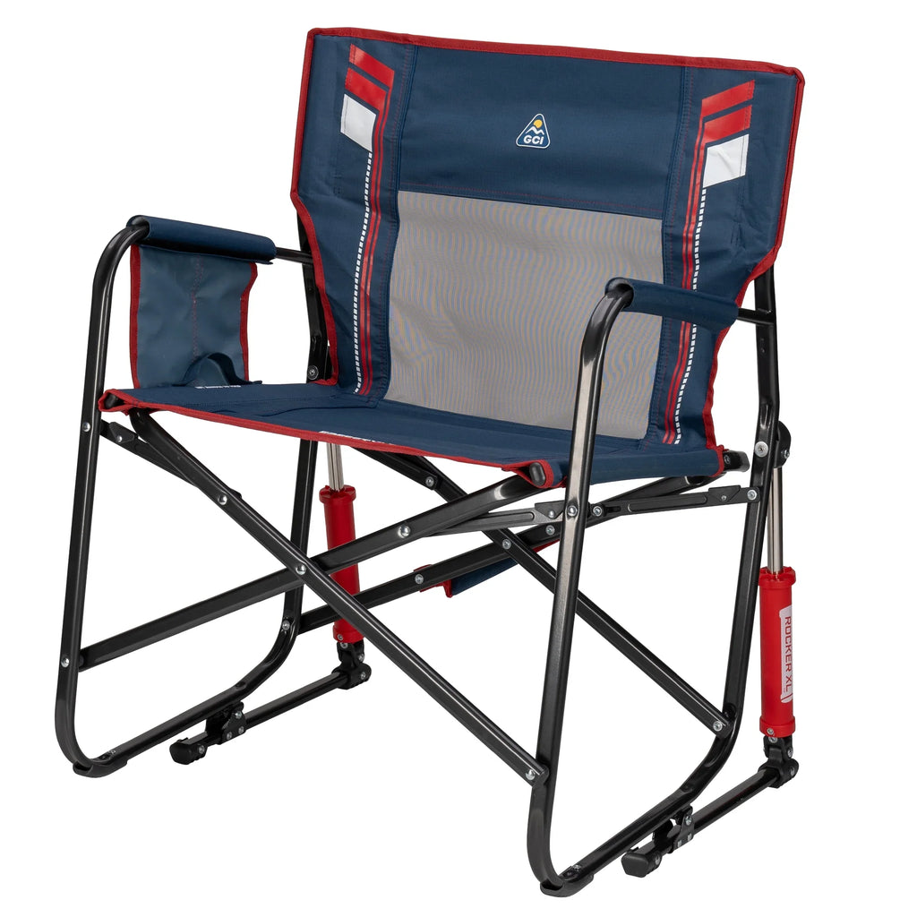 GCI Outdoor Freestyle Rocker XL Oversized Foldable Rocking Camp Chair, Pewter - image 39