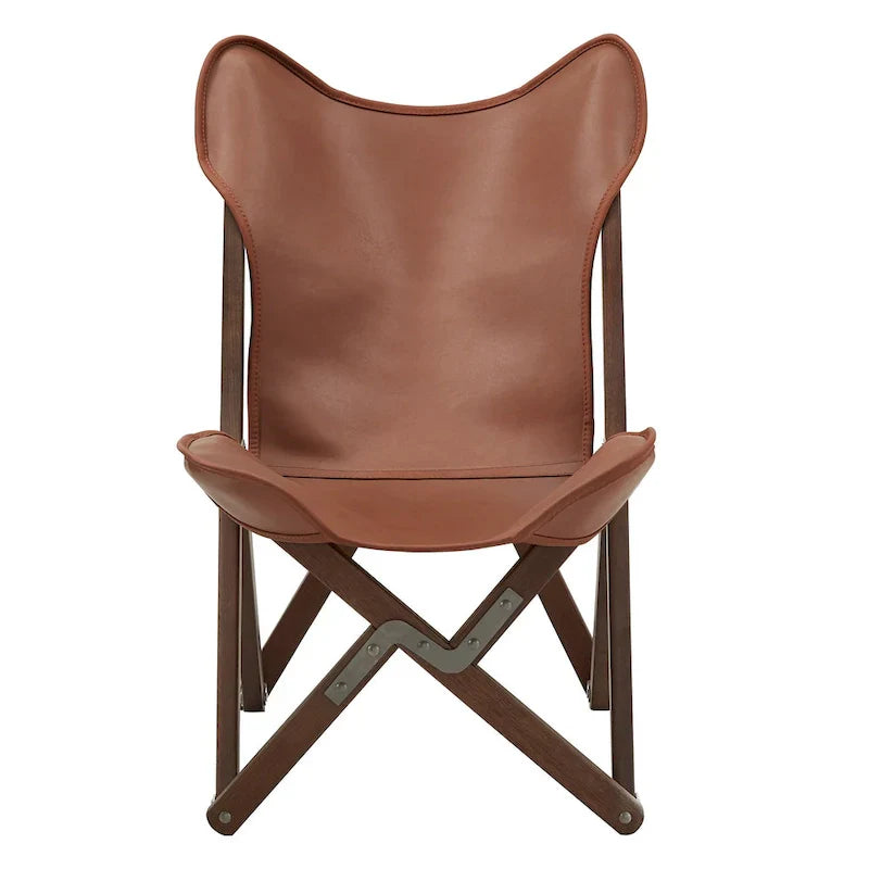 Cantu Authentic Top Grain Leather Tripolina Sling Chair by iNSPIRE Q Modern - image 29