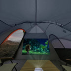 UNP Camping Tent 10-Person-Family Tents, Parties, Music Festival Tent, Big, Easy Up, 5 Large Mesh Windows, Double Layer, 2 Room, Waterproof, Weather Resistant, 18ft x 9ft x78in - image 47